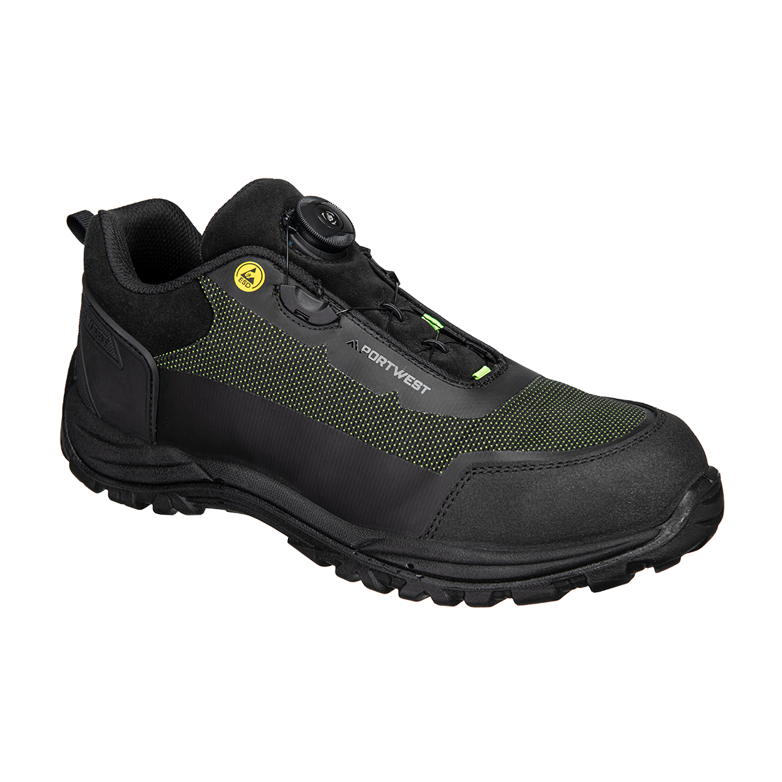 Chaussures de sécurité hautes Mid S3S ESD SR FO Noir/Vert image