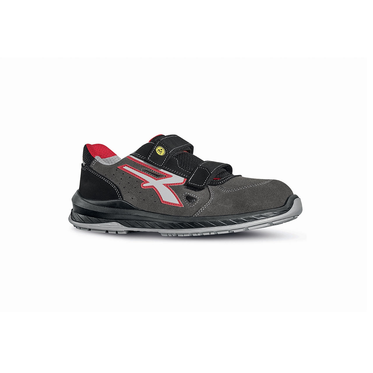 Chaussures de sécurité basses OSLO ESD S1P SRC - Gris/Rouge image