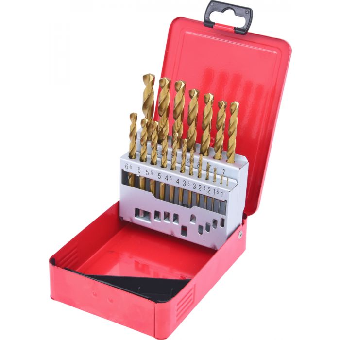 Coffret de forets HSS TiN, en box métal  image