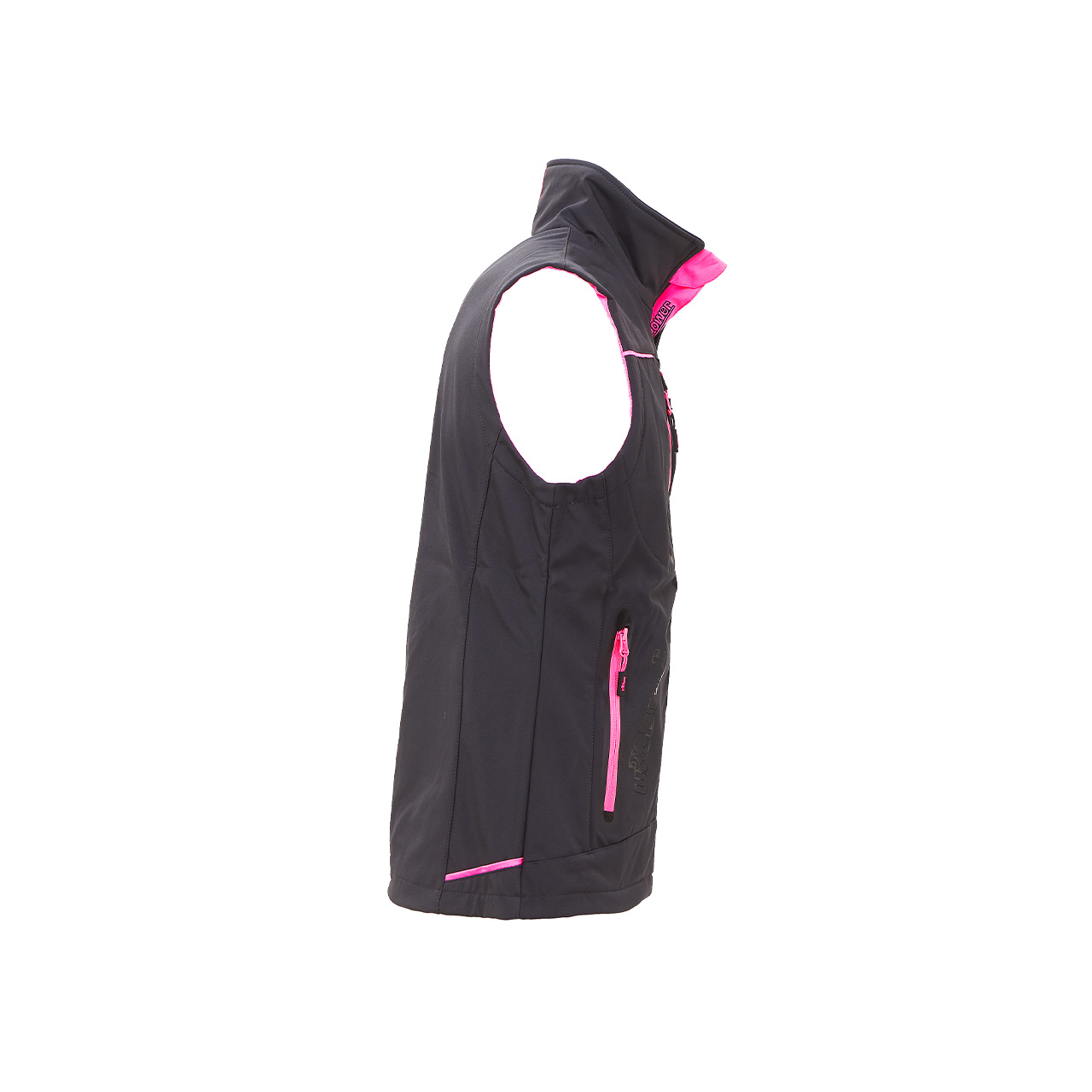 Gilet de travail softshell sans manches Femme UNIVERSE - Gris/Fuchsia image