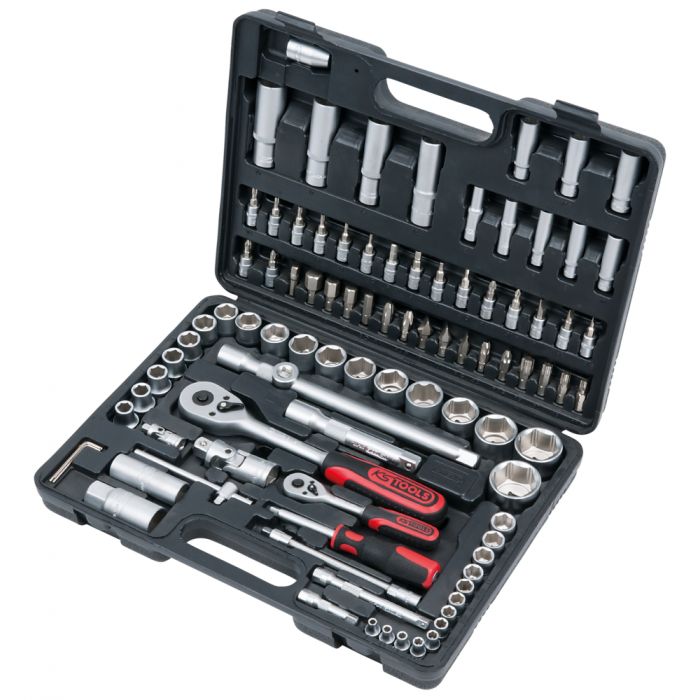 Coffret de douilles et accessoires F6 1/4'' - 1/2'', 94 pièces image