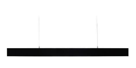 Suspension LED noir LINEO REFLECTEUR IP20 image