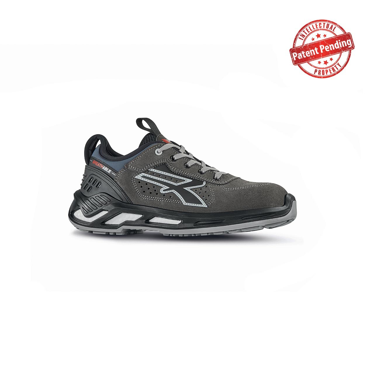Chaussures de sécurité basses ARON ESD S1P SRC - Gris/Noir image