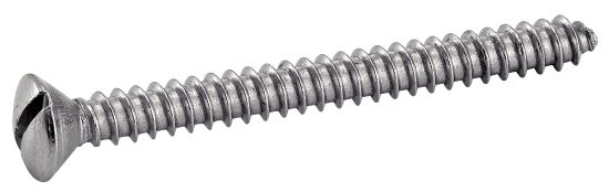 Vis à tole tête fraisée bombée fendue - Inox A2 image