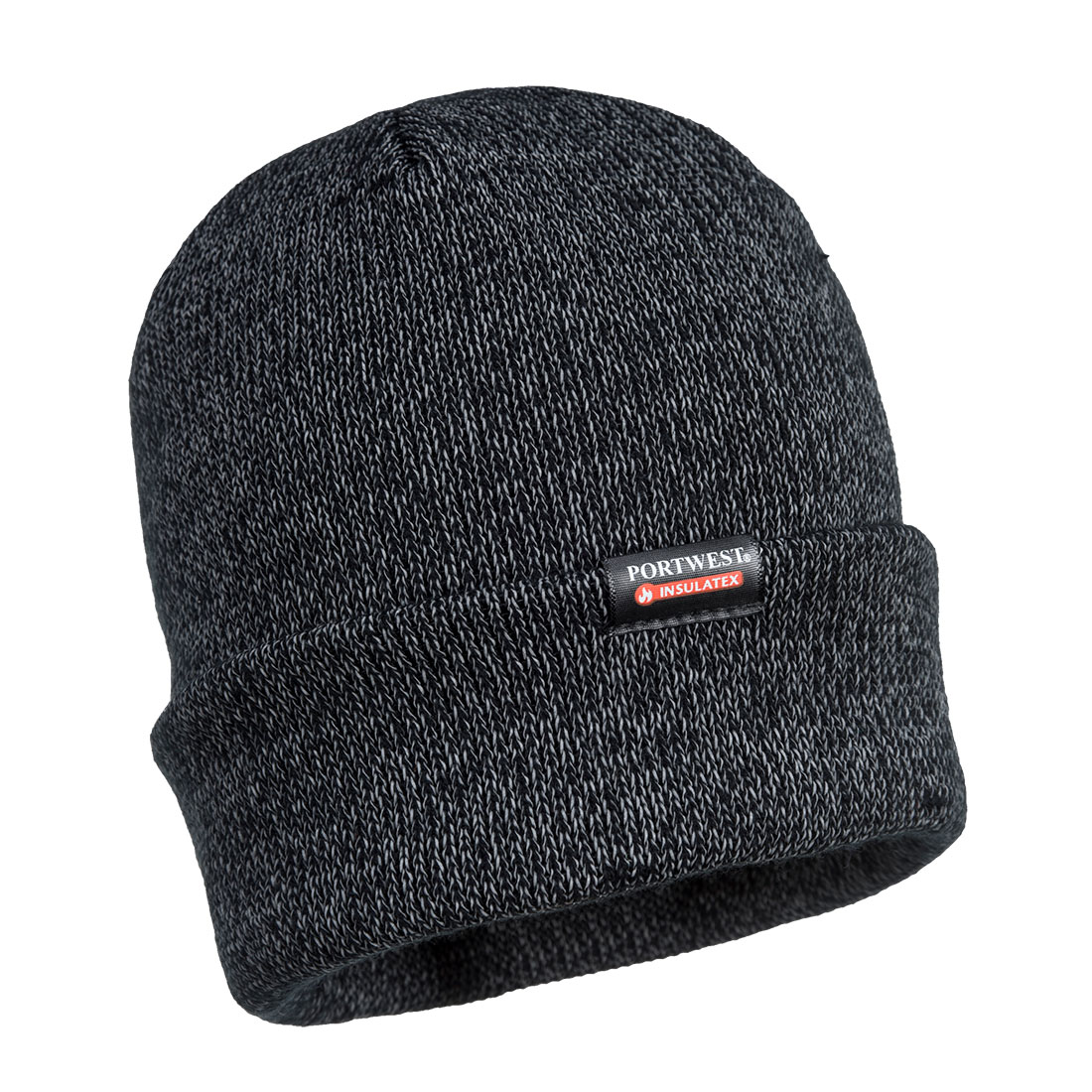 Bonnet tricot réfléchissant doublé Insulatex Noir TU  image