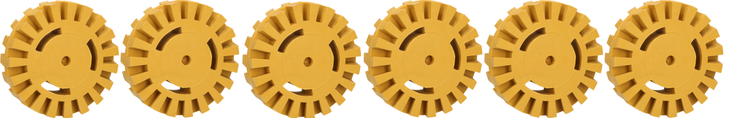 Gommes de nettoyage avec lamelles, Ø 100 x 26 mm, pack de 6 image