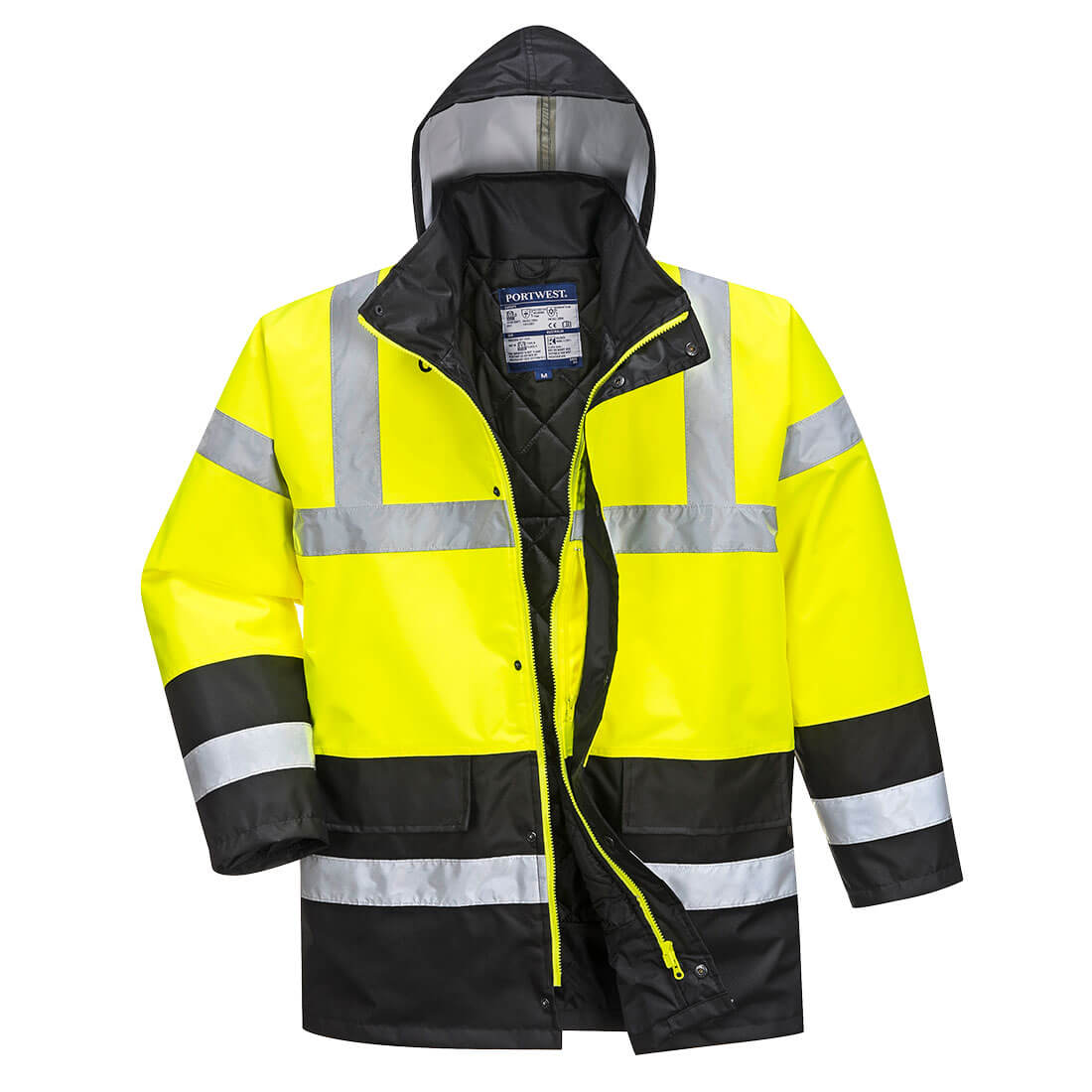 Parka HV Bicolore Jaune/Noir image