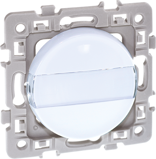 Interrupteur poussoir à fermeture avec porte-étiquette - SQUARE image