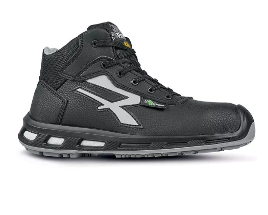 Chaussures de sécurité hautes COAST UK S3 SRC CI ESD - Noir/Blanc image