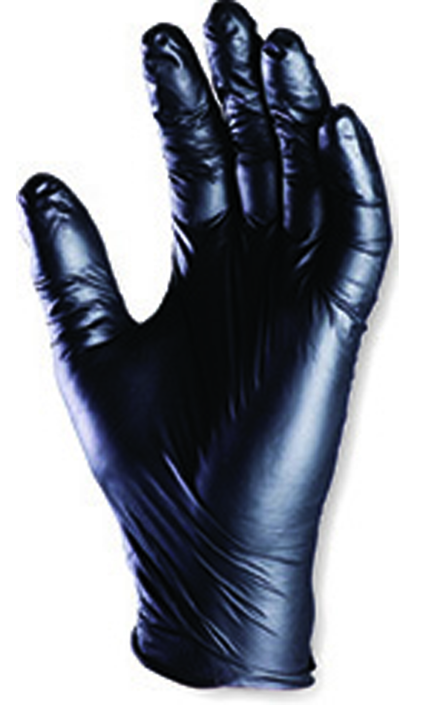 Boite de 100 gants jetables nitrile noir 5900 non poudrés AQL 15 image