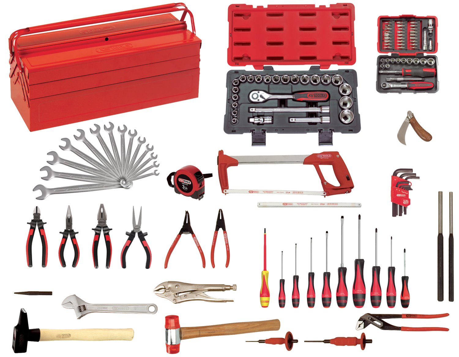 Composition d'outils pour la mécanique générale 131 pcs image