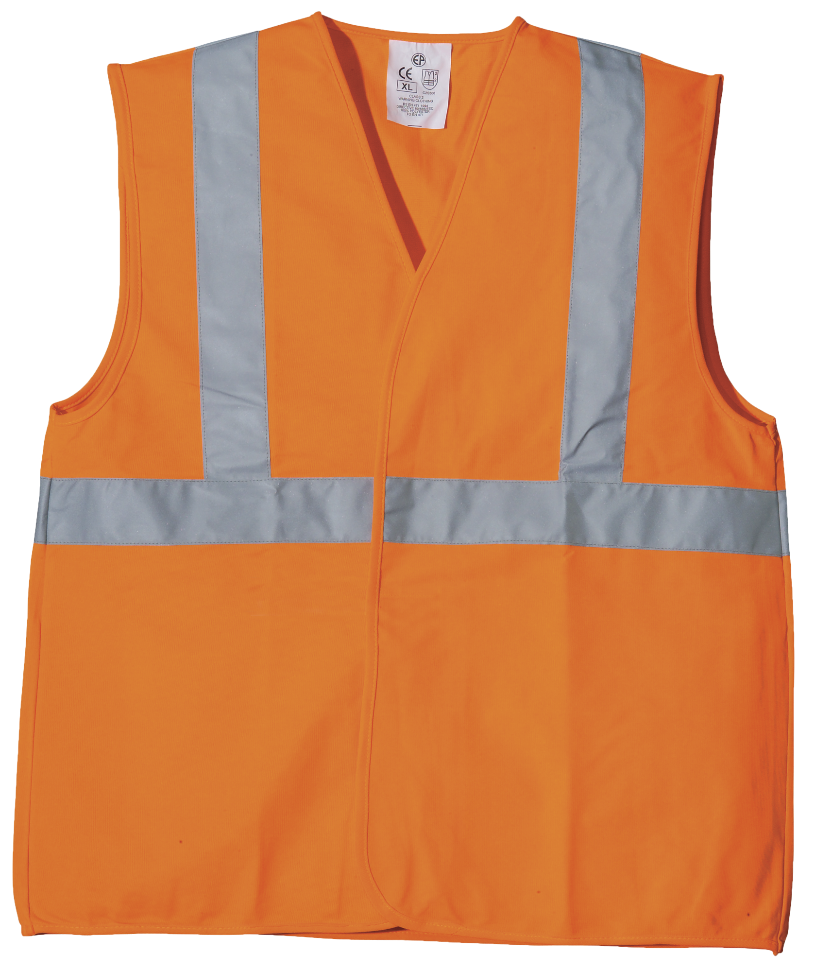Lot de 50 - Gilet de travail d'été sans manche haute visibilité YARD - Orange Fluo image