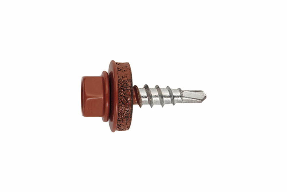 Vis autoperceuse acier-bois RAL 3011 - Rouge Brun image