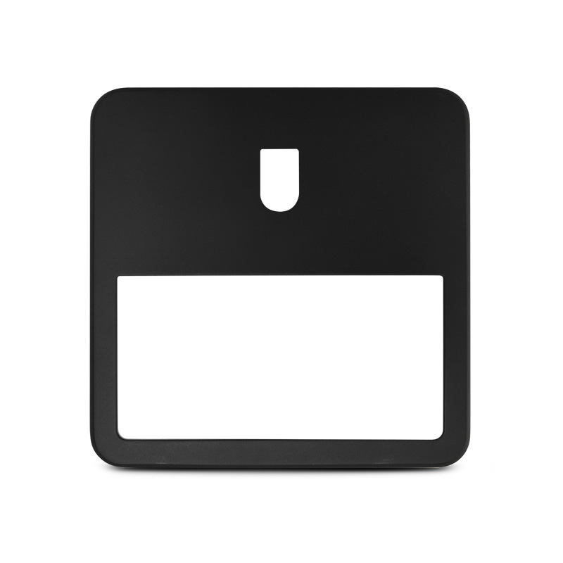 Collerettes Noires asymétrique + ouverture pour luminaire QUADRA image