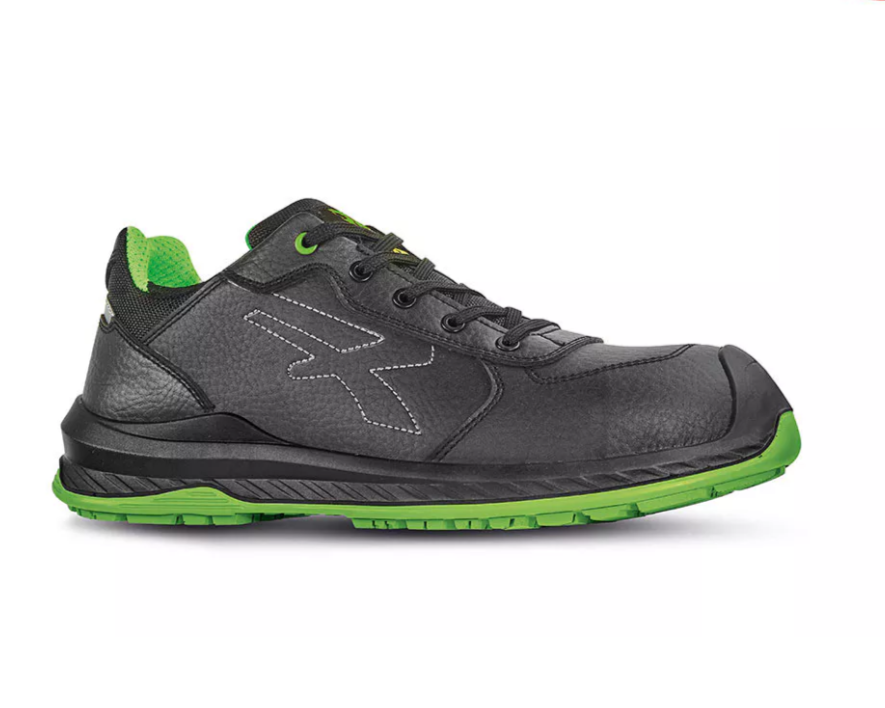 Chaussures de sécurité basses NATURAL UK ESD S3 CI SRC - Noir/Vert image