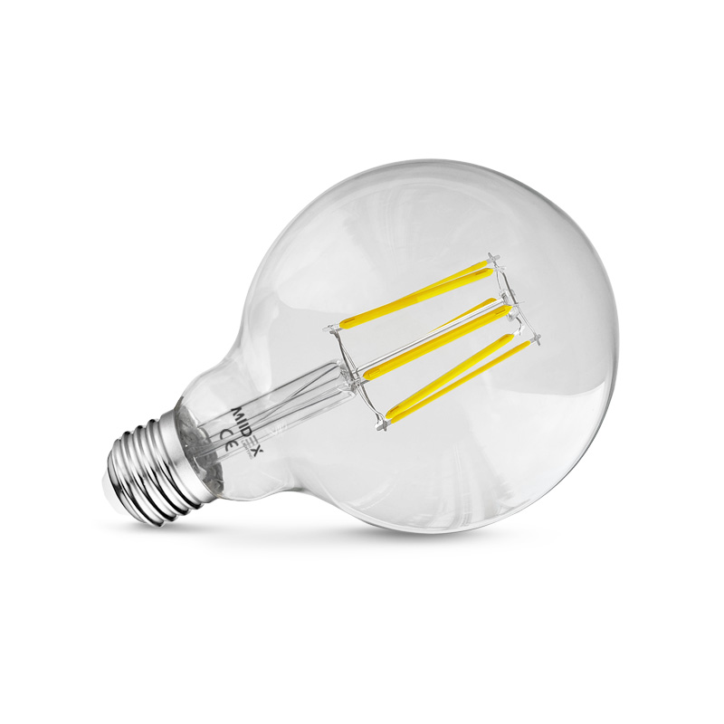 2700K Blanc chaud - G95 - 8W - Finition golden image