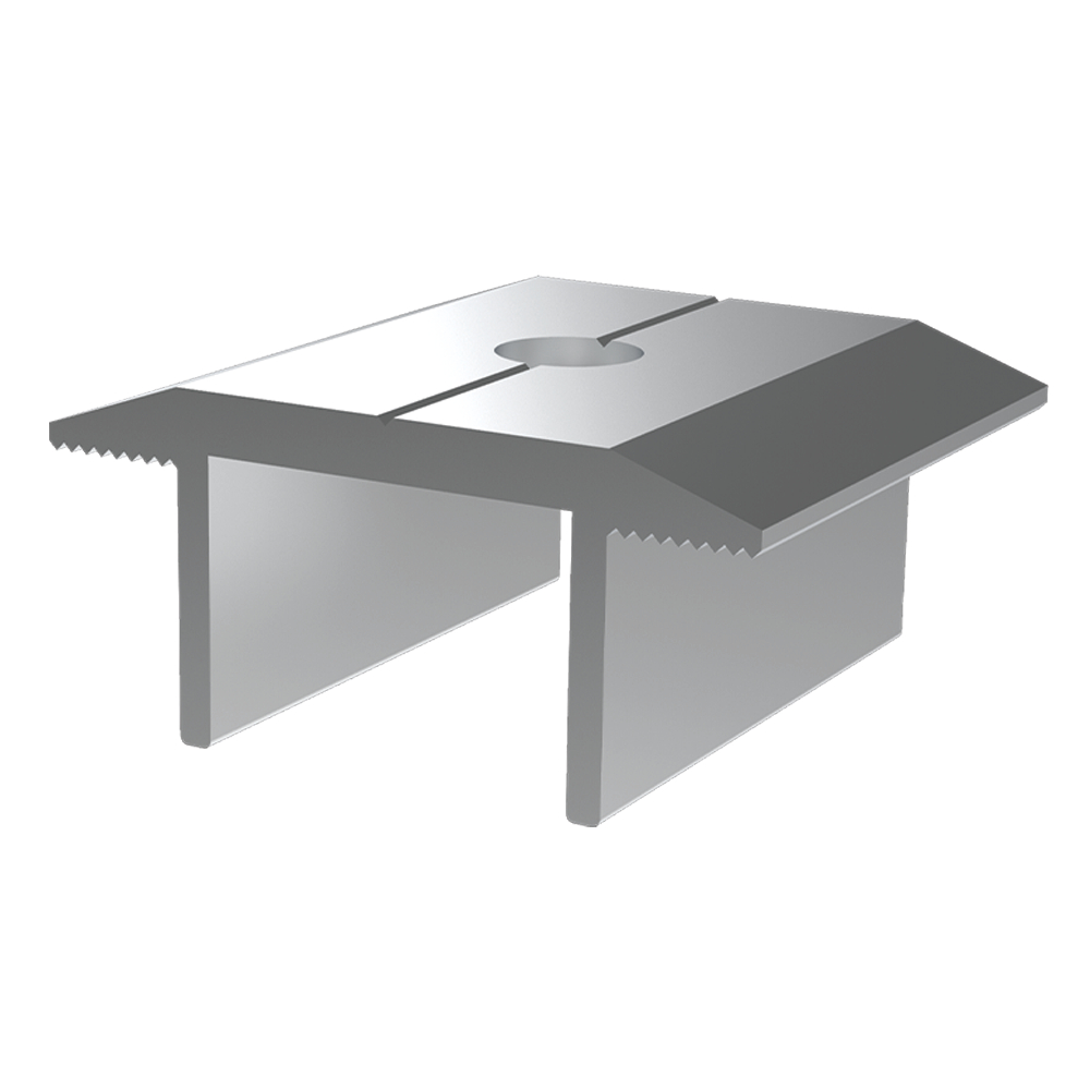 Boite de 20 - Pince à profil pour le montage des plaques - Aluminium image