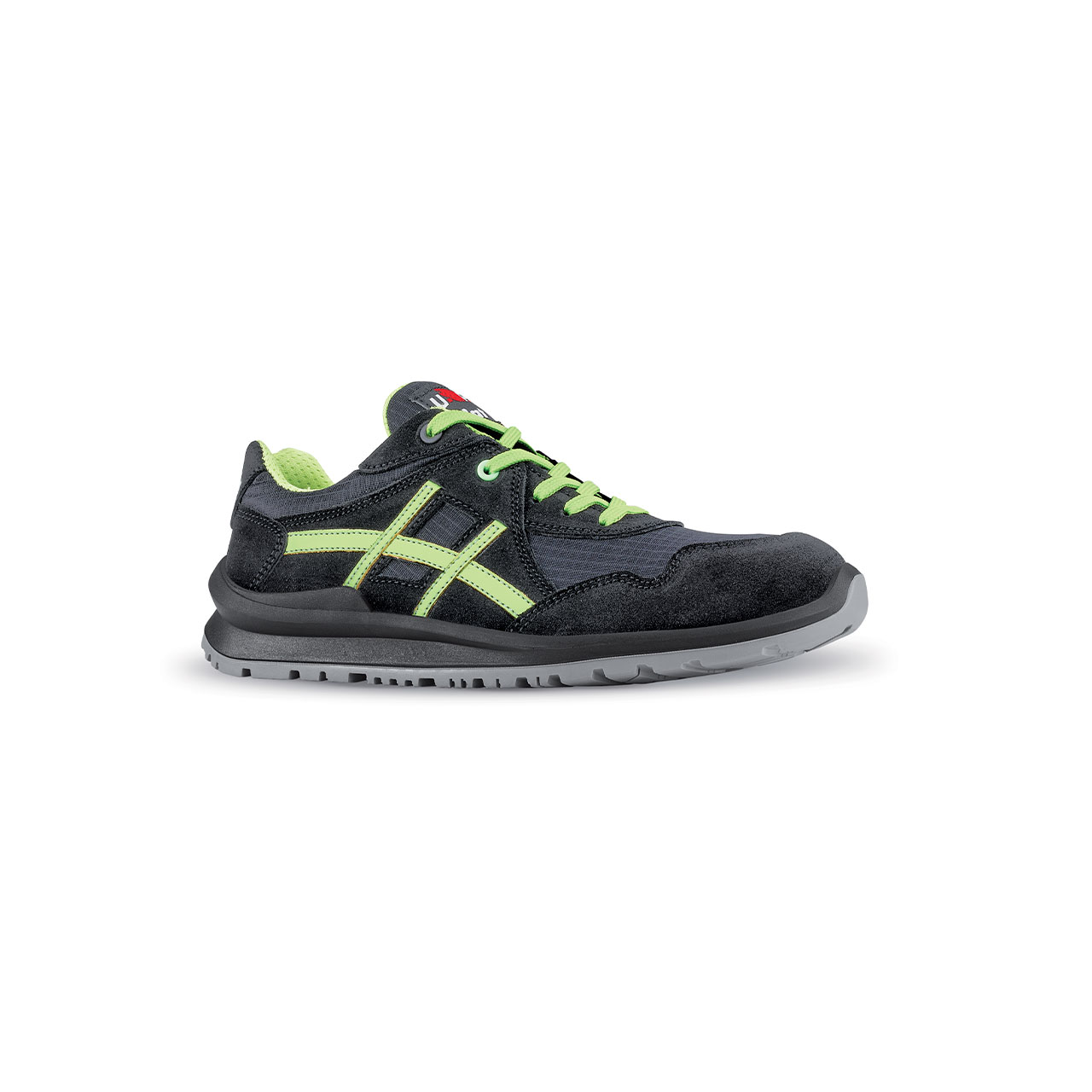 Chaussures de sécurité basses AYRTON S1P SRC - Noir/Vert Lime image