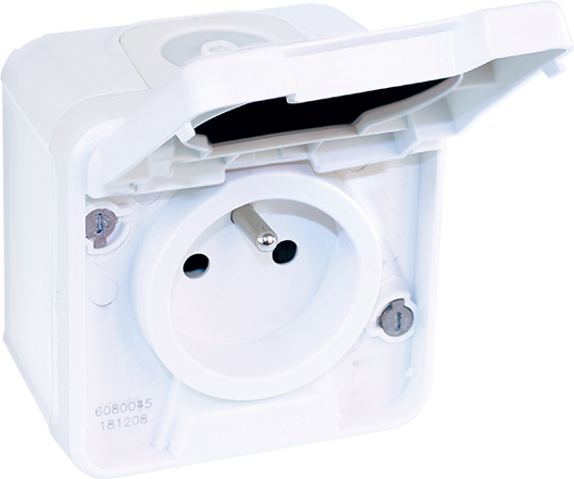 Prise courant 2P+T 16A saillie IP55 - OXXO image
