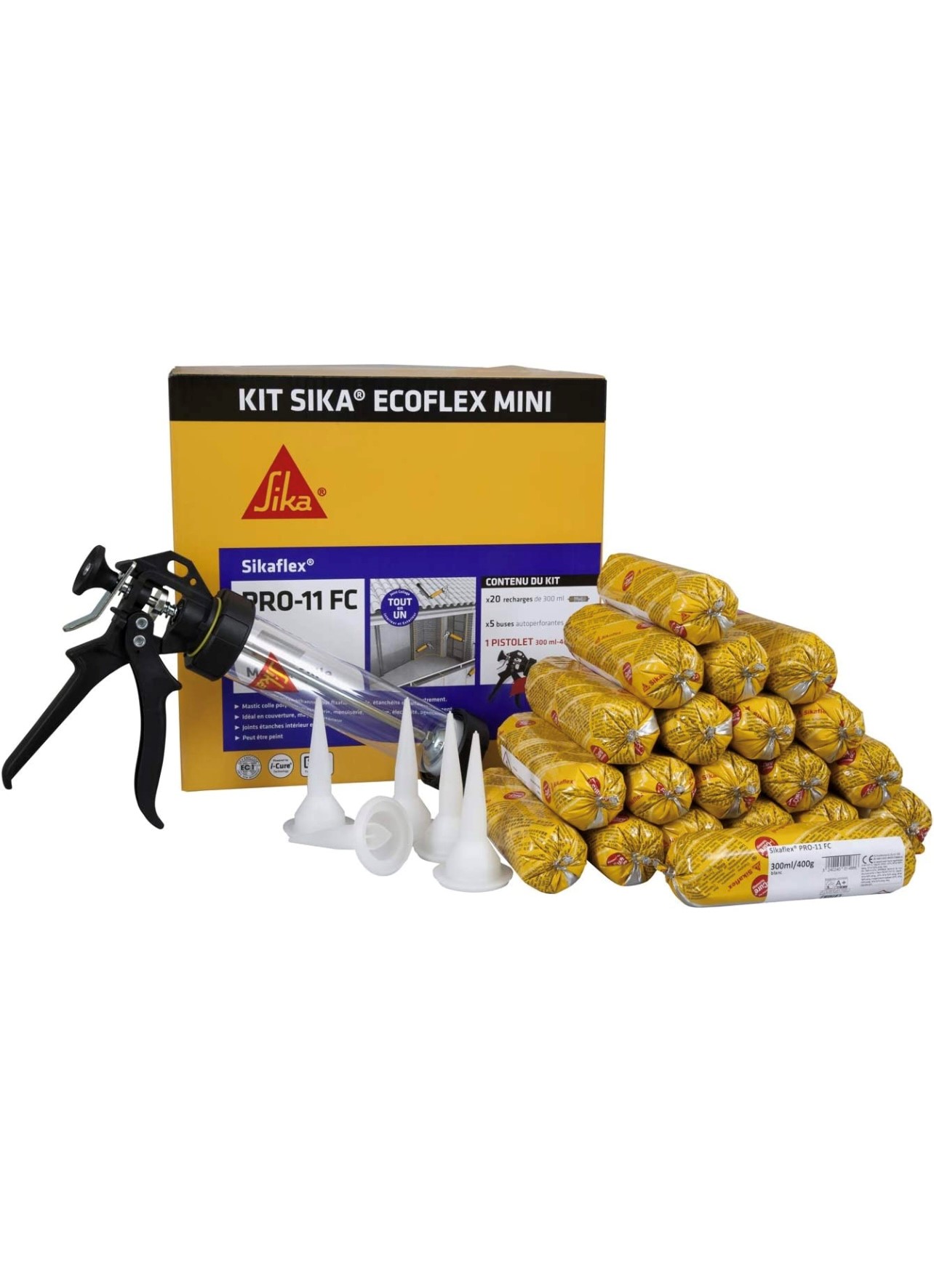 Kit Ecolflex Pro-11FC - 35 poche 300ml + 1 pistolet image