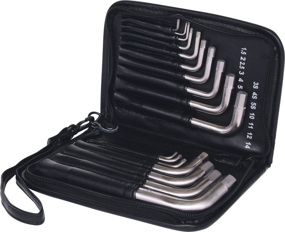 Jeu de clés mâles TITANplus 6 pans, 17 pièces image
