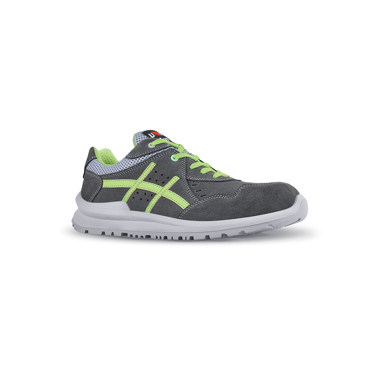 Chaussures de sécurité basses KIMI S1P SRC - Gris/Vert Lime image