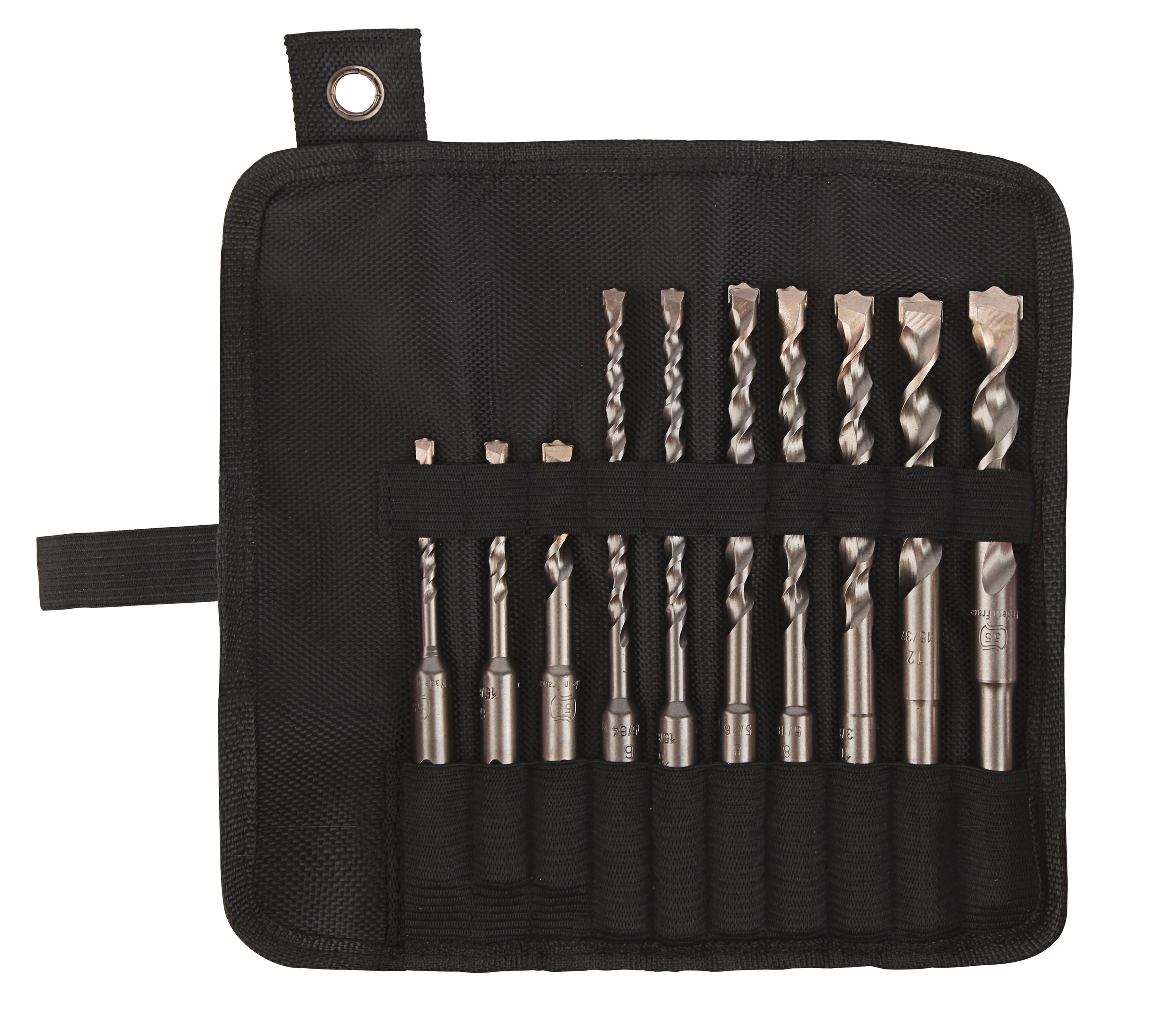 Trousse 10 foret béton TWISTER 2 taillants SDS plus - 116D image
