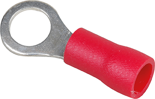 Boite de 50 cosses à oeil rond - 0,5 à 1,5mm² - Rouge image