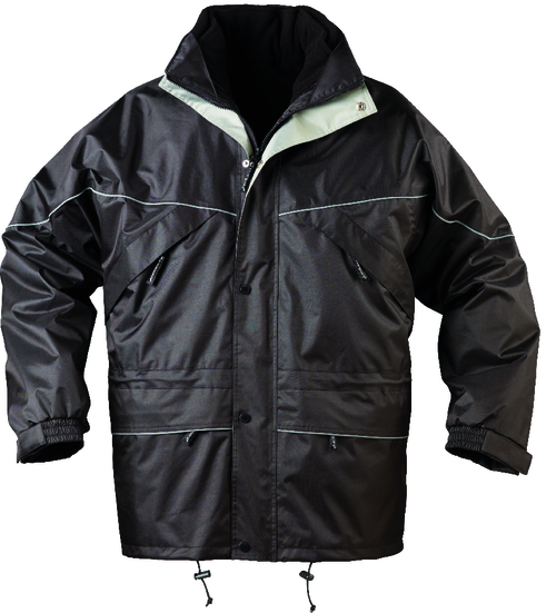 ISA Parka multicouches de pluie 3 en 1 ISA - Noir image