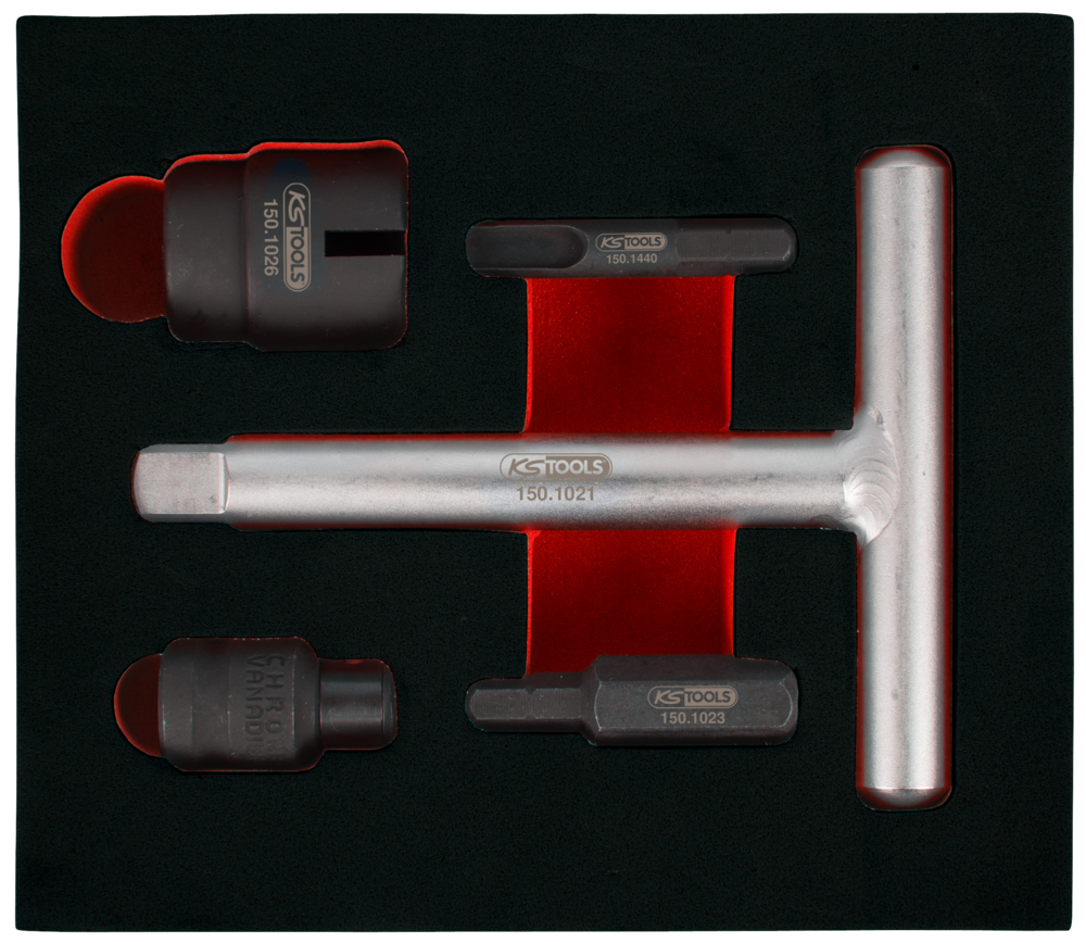 Kit pour vis de vidange carter plastiques 1/4" - 3/8", 5 pcs image
