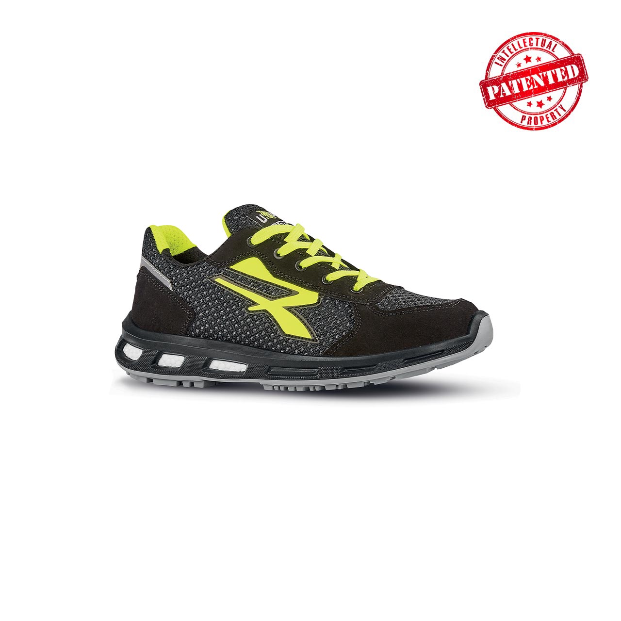 Chaussures de sécurité basses ASHER 01 FO ESD SRC - Noir/Jaune image