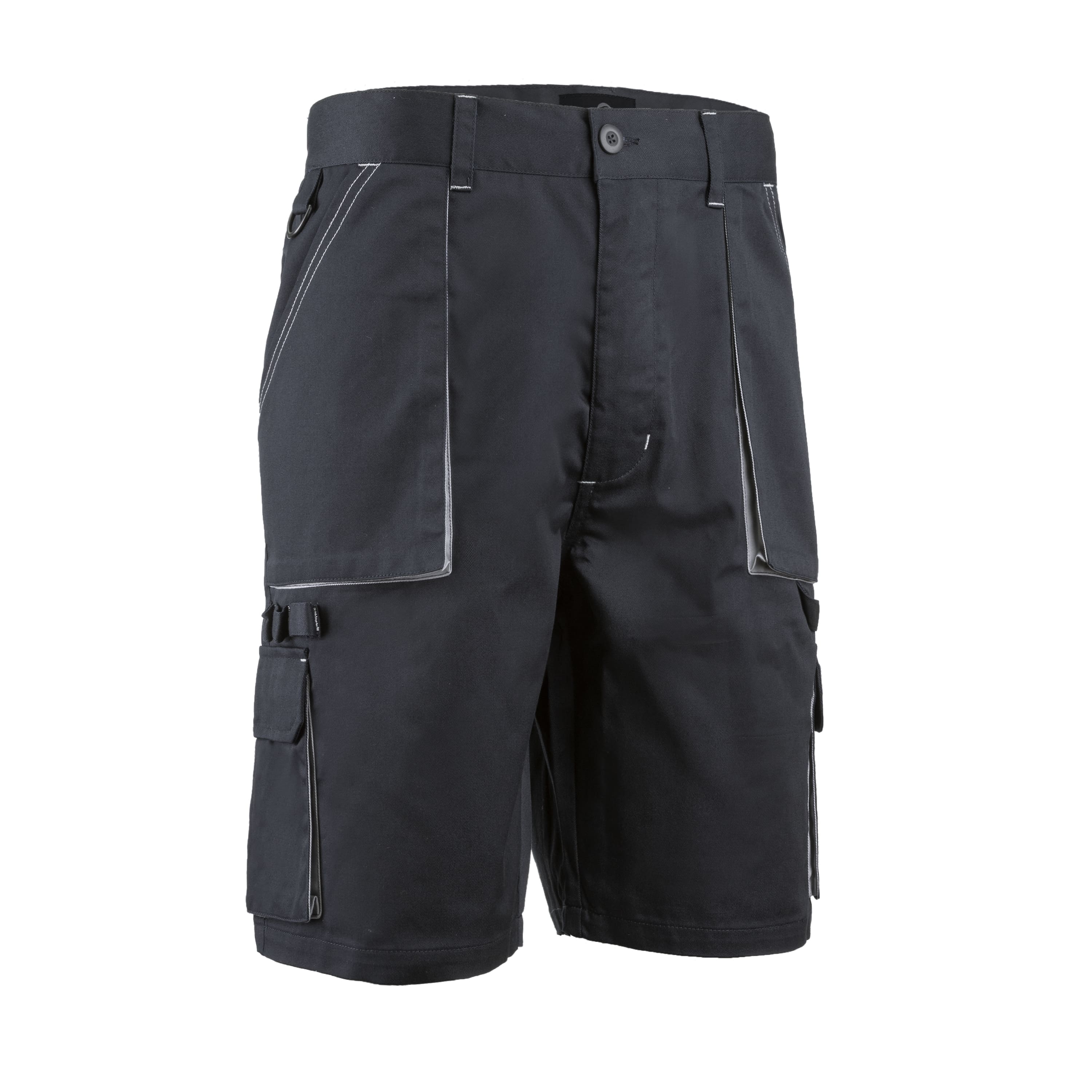 Bermuda de travail en coton et polyester NAVY/PADDOCK II image