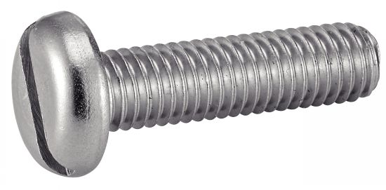 Vis à métaux tête cylindrique large fendue - Inox A4 image