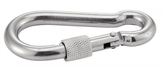 Mousqueton avec vis de sécurité - Inox A4 image
