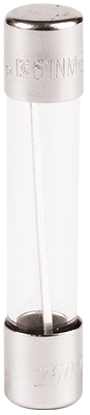 Fusible verre 6,3x32 rapide - 250V image