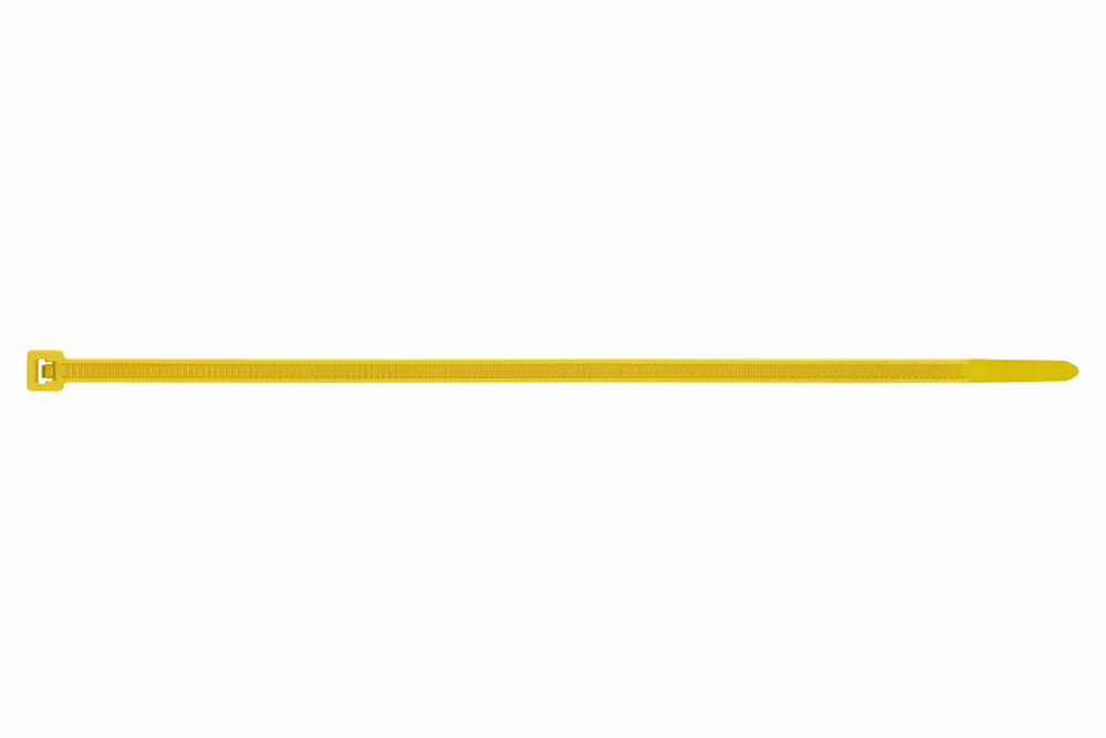 Boite de 100 - Collier de serrage - Couleurs Jaune - Nylon image