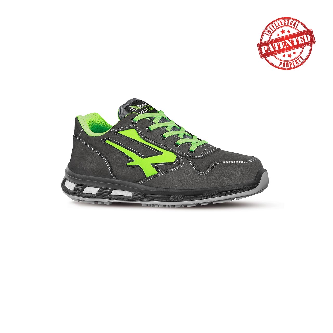 Chaussures de sécurité basses YODA ESD S3 CI SRC - Gris/Vert image