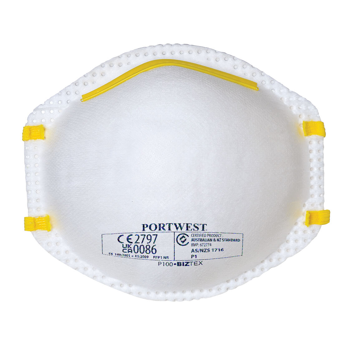 Boite de 20 masques Poussières FFP1 Blanc image