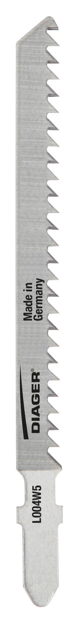 Pack de 5 lames scie sauteuse pour bois/ plastique - L004W image