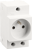 Prise de courant modulaire - 16A/230V 2P+T image