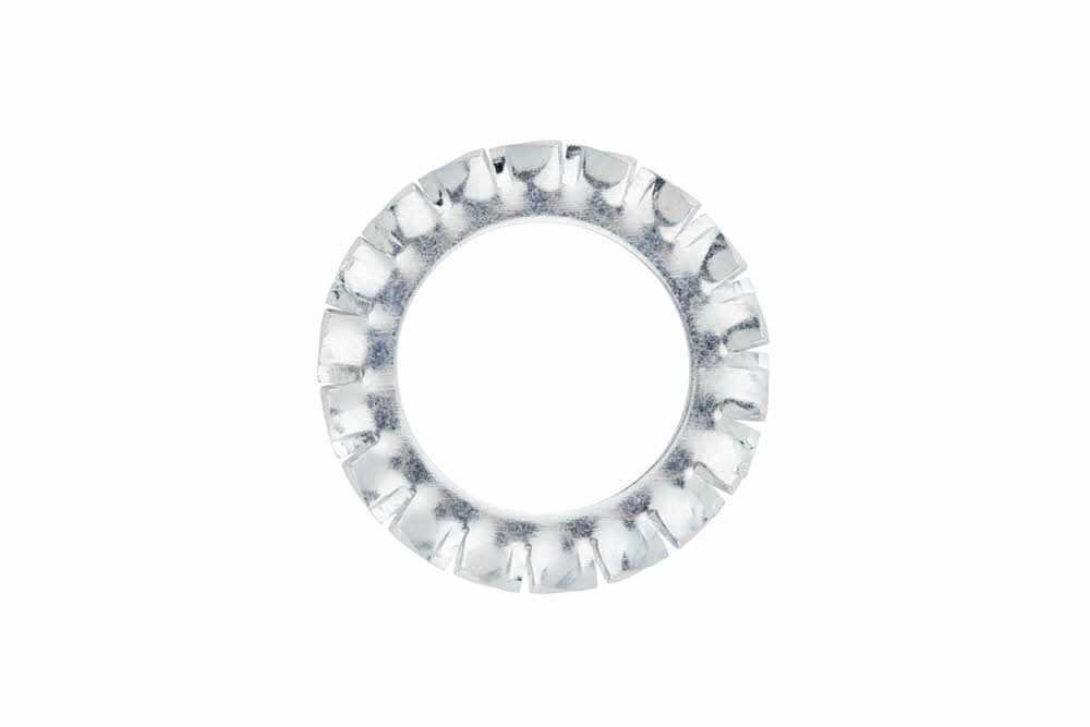Brut rondelle éventail à denture extérieure - Zingué image