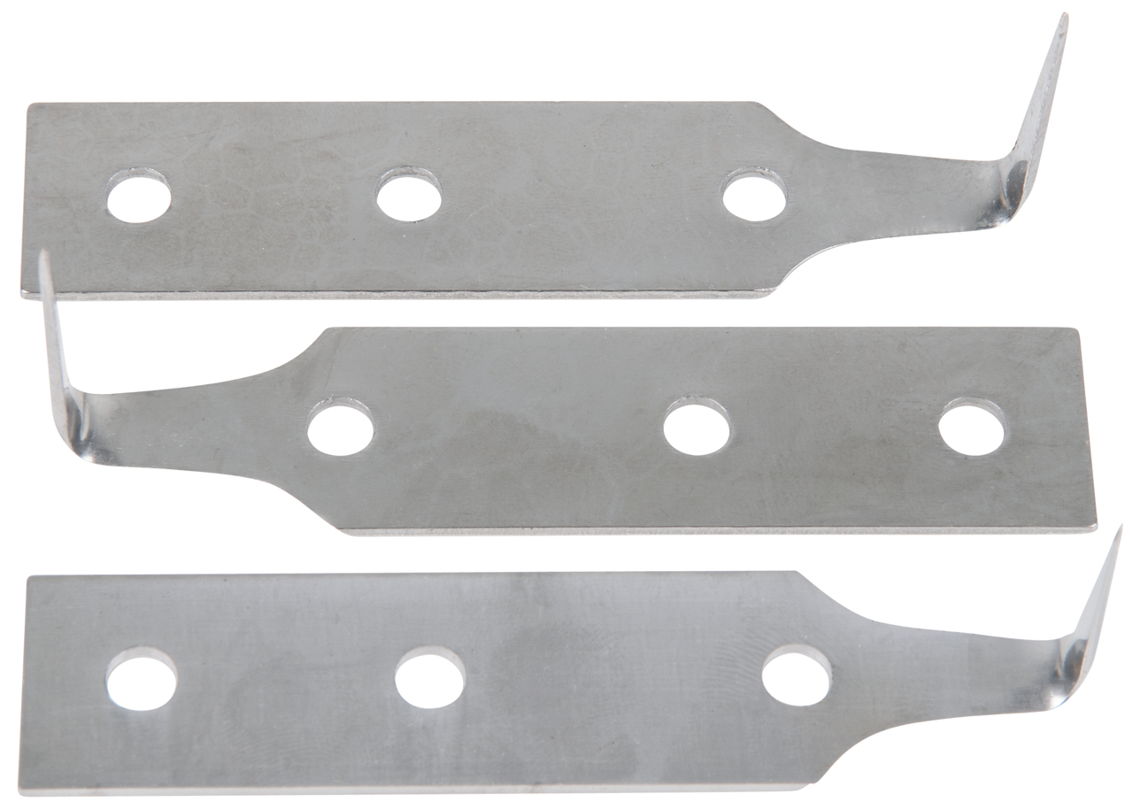 Jeu de 3 lames en inox, L. 38 mm image