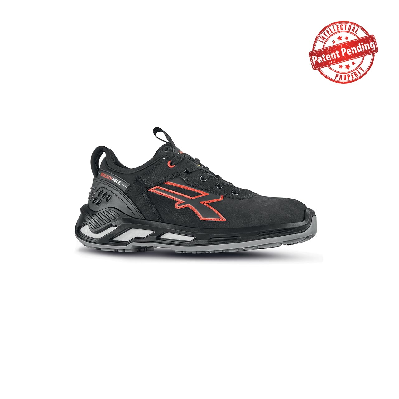 Chaussures de sécurité hautes TUCKER ESD S3 CI SRC - Noir/Rouge image