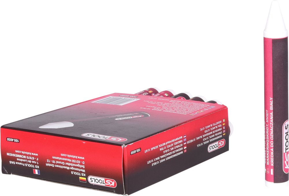 Crayon blanc de marquage pour pneu, 12 pièces image