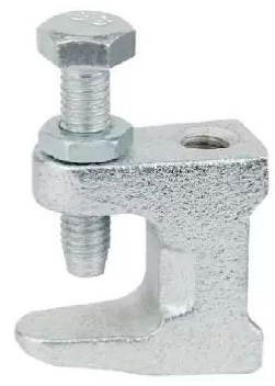 Boite de 50 - Pince de fixation rapide pour poutre - Zingué image