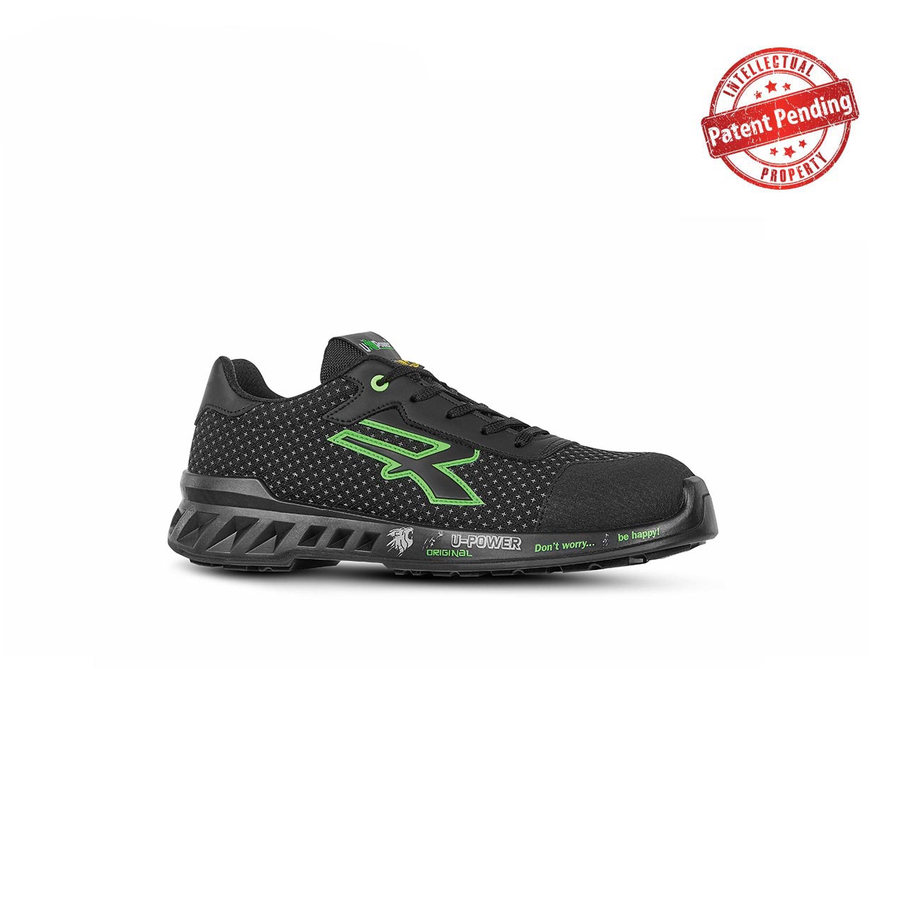 Chaussures de sécurité basses STEVE ESD S3 CI SRC - Noir/Vert image