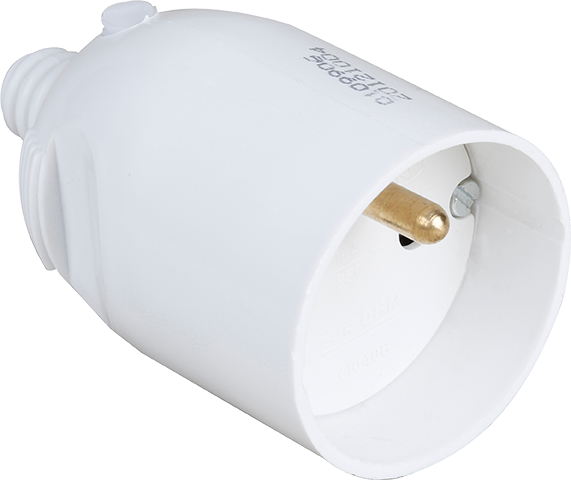 Prolongateur 16A femelle coiffe blanche (étiquette unitaire) image