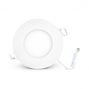 Plafonnier rond Polycarbonate blanc encastrable SLIMY ECO image