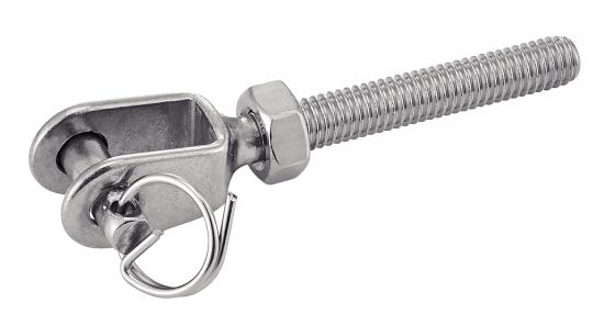 (Lot de 5) Embout fileté à chape soudée - Pas à droite - Petit modèle - Inox A4 image