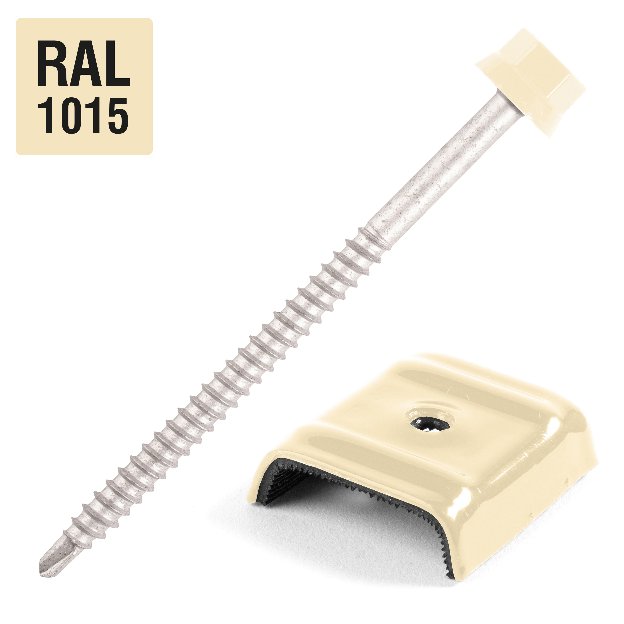 BEIGE RAL1015 - 25 vis + cavaliers types E image